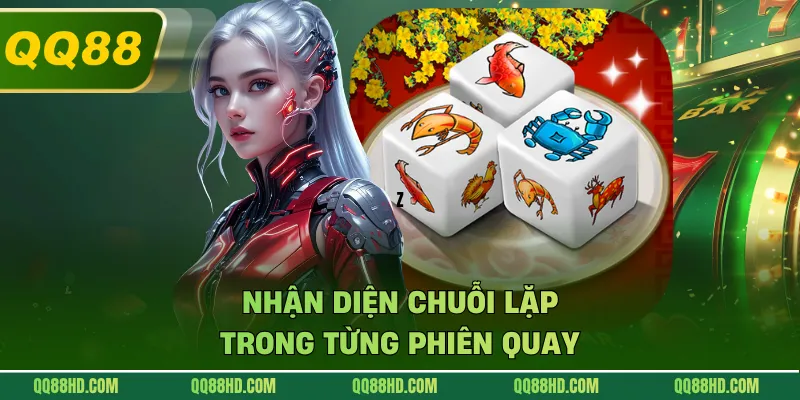 Nhận diện chuỗi lặp trong từng phiên quay